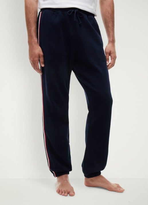 Tommy Hilfiger Tapered fit lounge joggingbroek met logoband