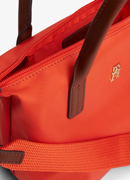 Tommy Hilfiger Webbing Crossbody Tote Bag - detail 3 oranjerood
