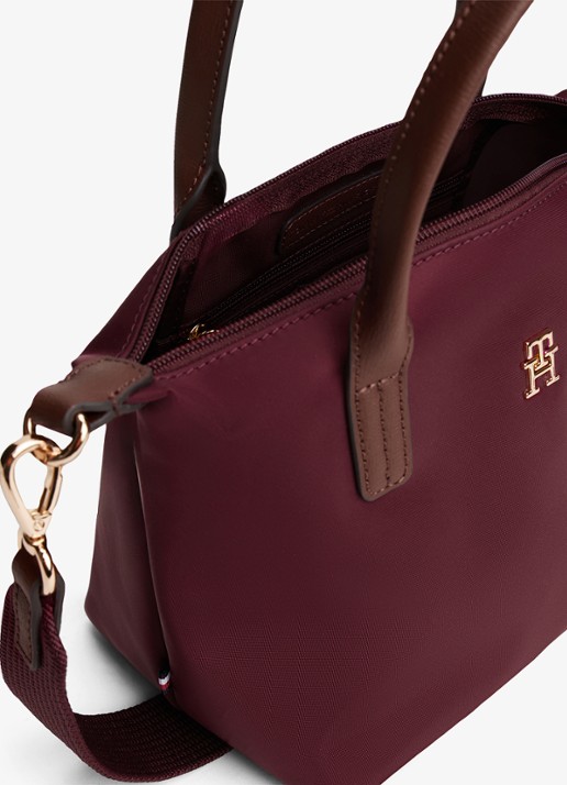 Tommy Hilfiger Webbing Crossbody Tote Bag - detail 3 bordeauxrood