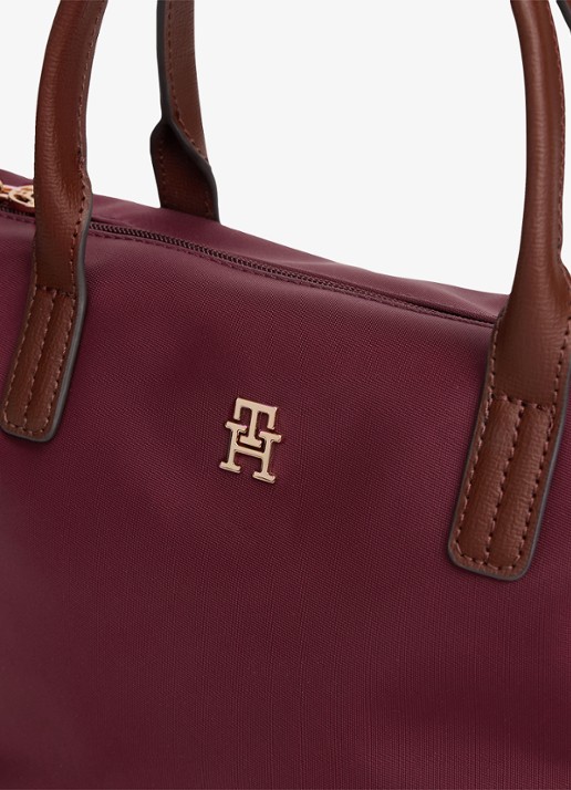 Tommy Hilfiger Webbing Crossbody Tote Bag - detail 4 bordeauxrood