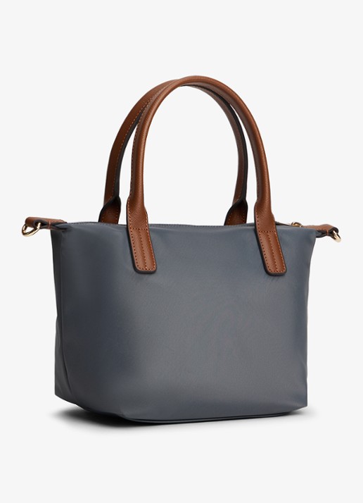 Tommy Hilfiger Webbing Crossbody Tote Bag - achterkant 5 grijs