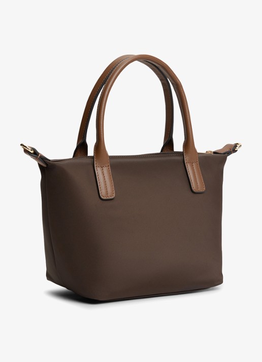 Tommy Hilfiger Webbing Crossbody Tote Bag - achterkant 4 fondant brown-gug
