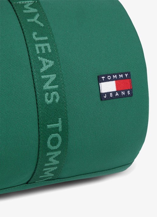 Tommy Hilfiger Weekendtas met logoprint - detail 2 donkergroen