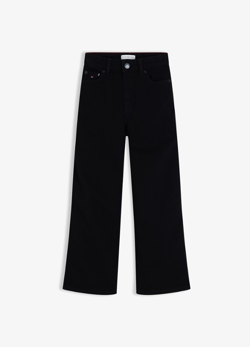 Tommy Hilfiger Wide leg jeans met donkere wassing