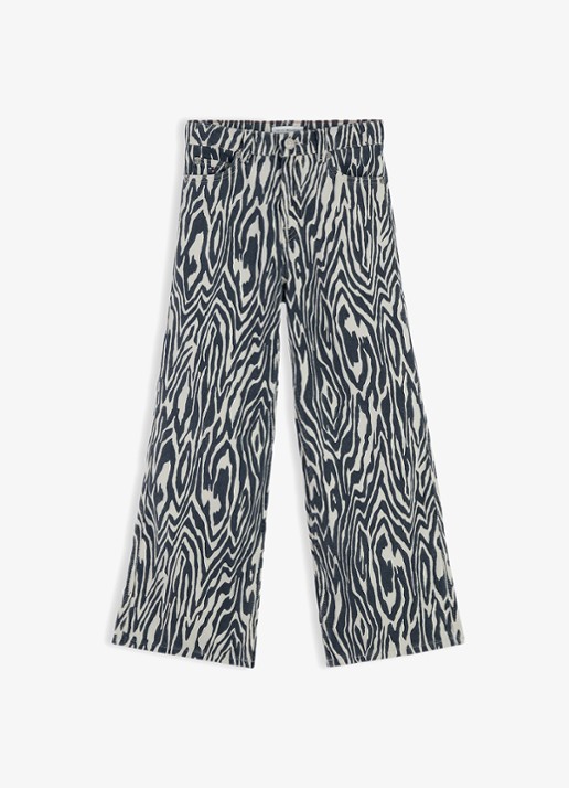 Tommy Hilfiger Wide leg jeans met zebraprint