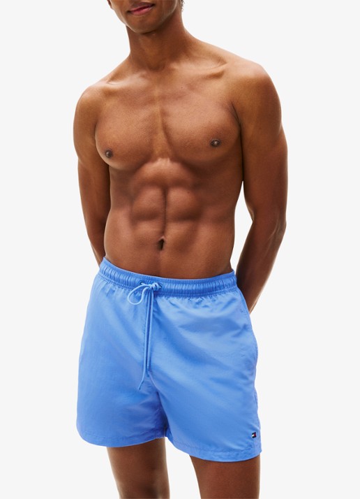 Tommy Hilfiger Zwemshorts met logo - detail 2 blauw