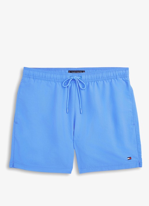 Tommy Hilfiger Zwemshorts met logo - voorkant 4 blauw