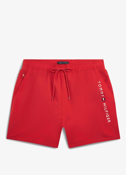 Tommy Hilfiger Zwemshorts met logo - voorkant rood