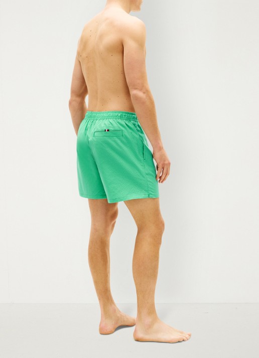 Tommy Hilfiger Zwemshorts met logo - achterkant 5 groen