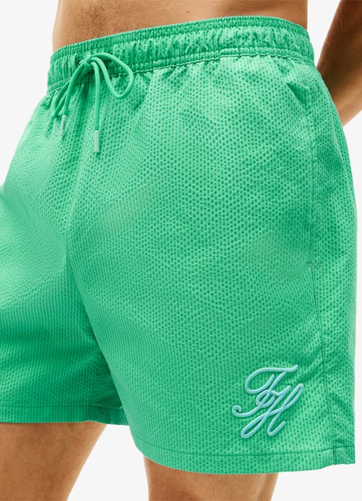 Tommy Hilfiger Zwemshorts met logo - detail 4 groen