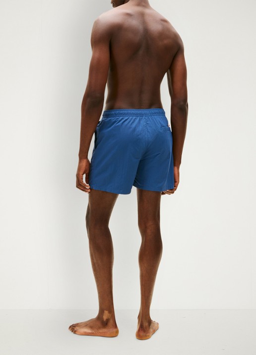 Tommy Hilfiger Zwemshorts met logo - achterkant 5 blauw