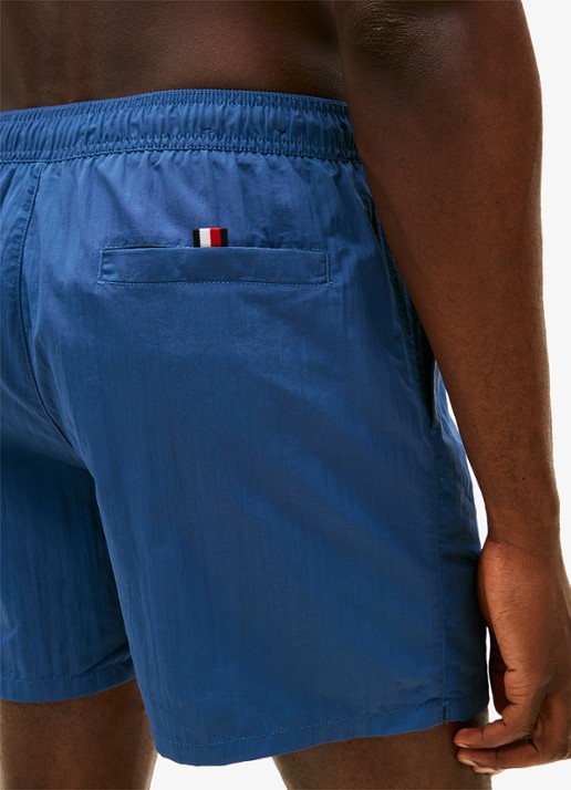 Tommy Hilfiger Zwemshorts met logo - detail 4 blauw