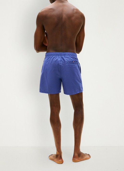 Tommy Hilfiger Zwemshorts met logo - achterkant donkerblauw