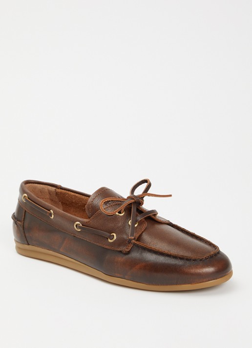 Toral Nahua bootschoen van leer