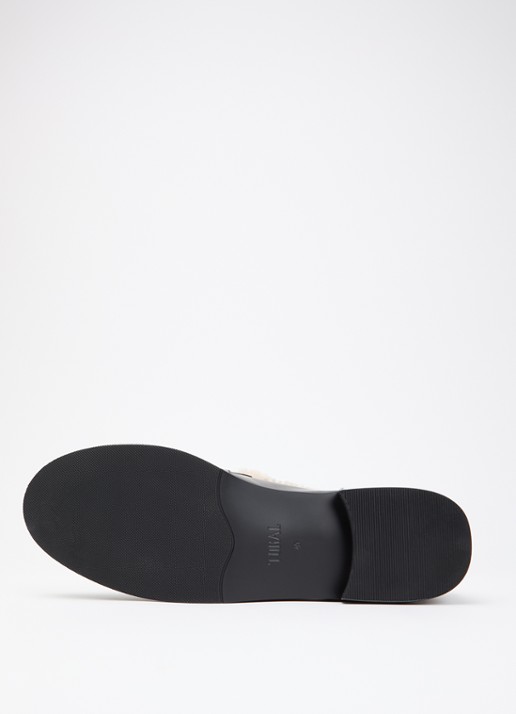Toral Noa Flo loafer van leer  - detail 4 donkerbruin