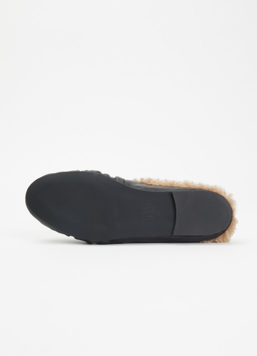 Toral Piper Winter loafer van leer  - detail 5 zwart