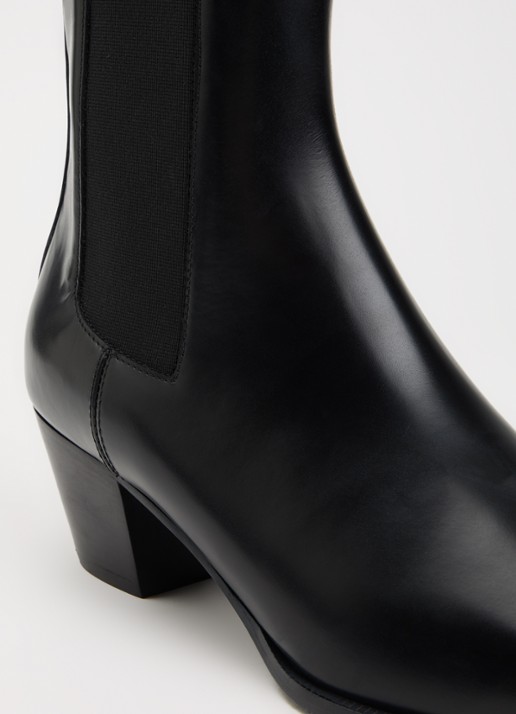 TOTEME Chelsea boot van kalfsleer - detail 3 zwart