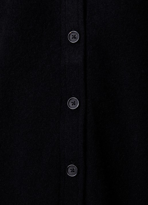 TOTEME Fijngebreid vest van kasjmier - detail 2 zwart