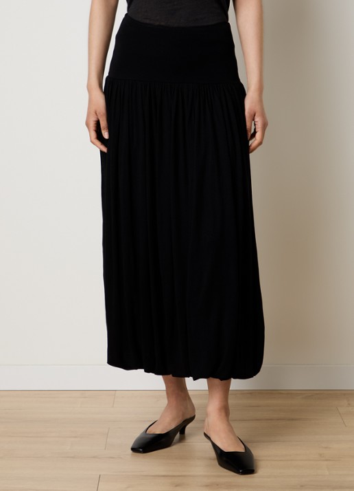 TOTEME High waist midi rok met plooien