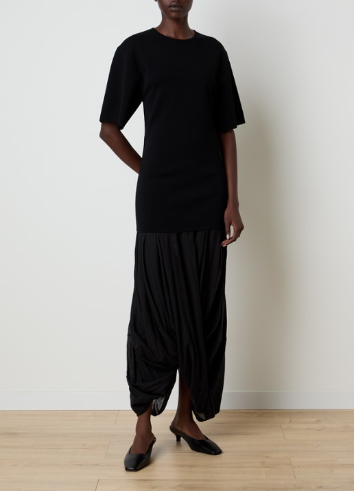 TOTEME Maxi jurk met plooidetail