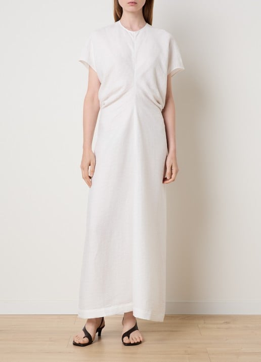 TOTEME Maxi jurk met structuur en gedrapeerd detail