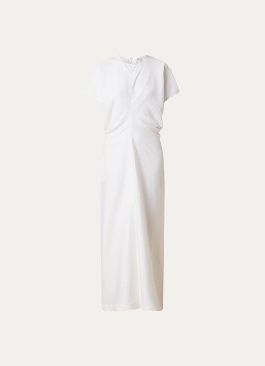 TOTEME Maxi jurk met structuur en gedrapeerd detail