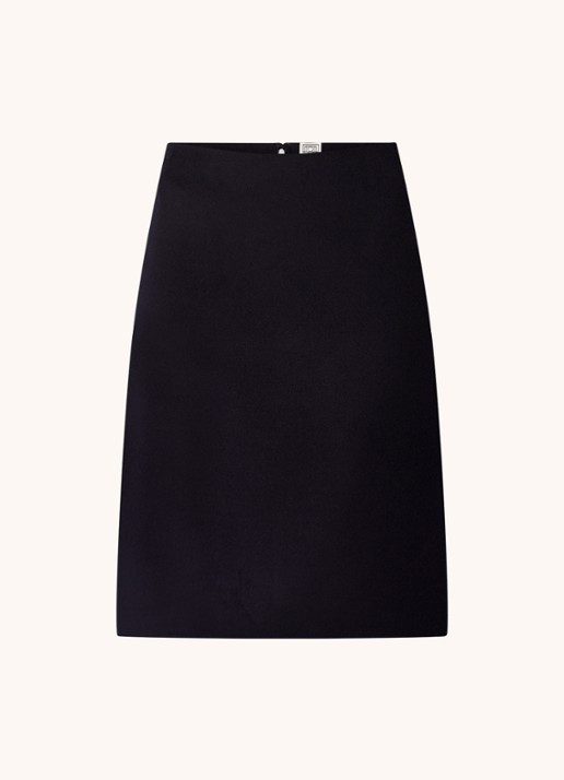 TOTEME Midi rok van wol met split
