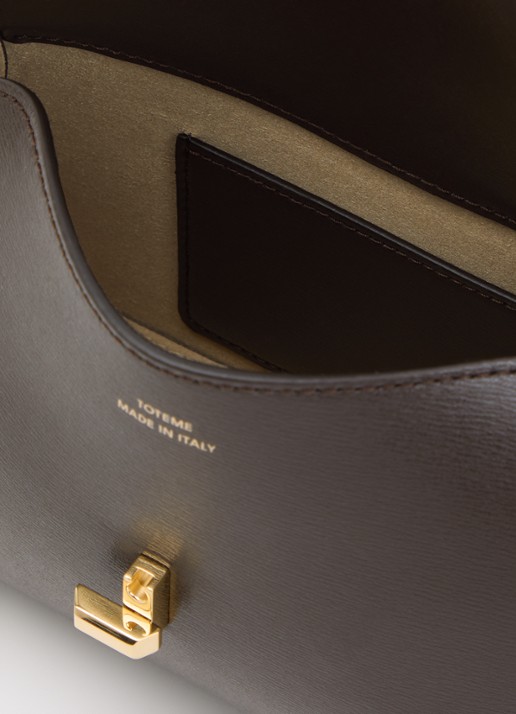 TOTEME Mini clutch van kalfsleer  - detail 2 taupe