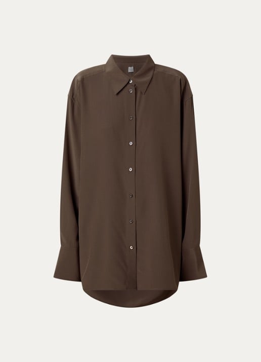 TOTEME Oversized blouse van zijde