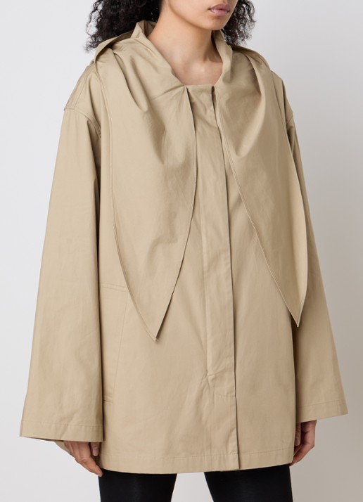 TOTEME Parka met sjaalkraag en steekzakken