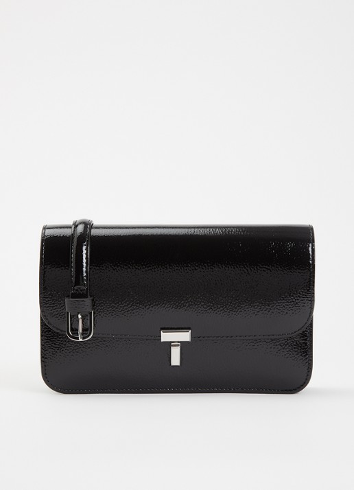 TOTEME T-Lock crossbodytas van leer