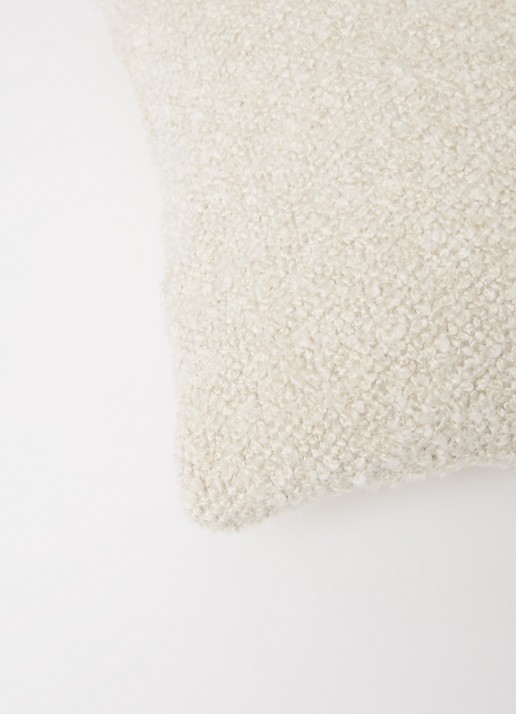 &Tradition Boucle sierkussen 50 x 50 cm - detail 4 wit