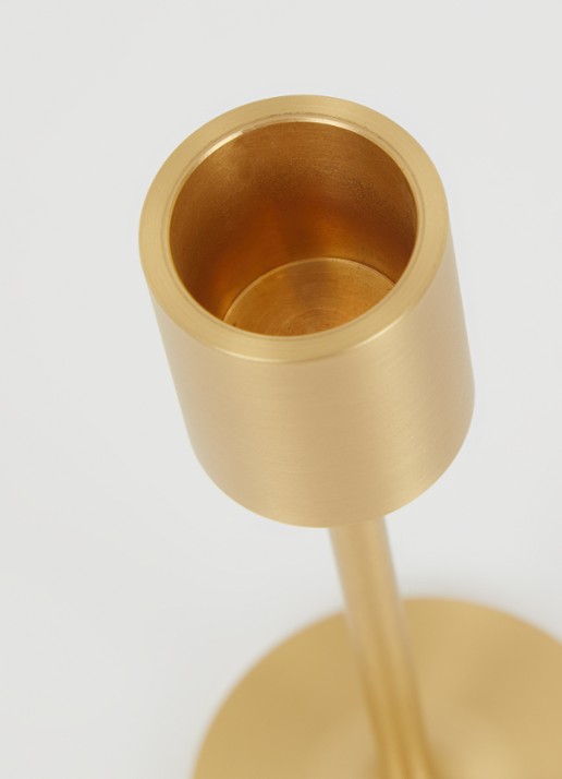 &Tradition Collect M kandelaar 13 cm  - voorkant 2 goud