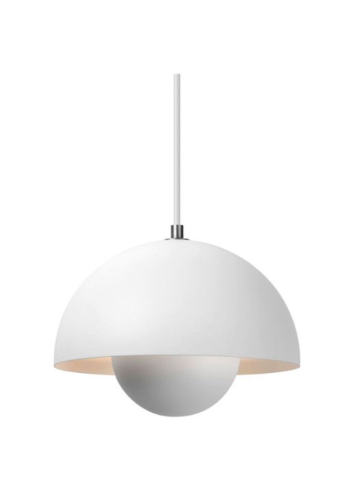 &tradition FlowerPot VP1 hanglamp Ø 23 cm - voorkant wit