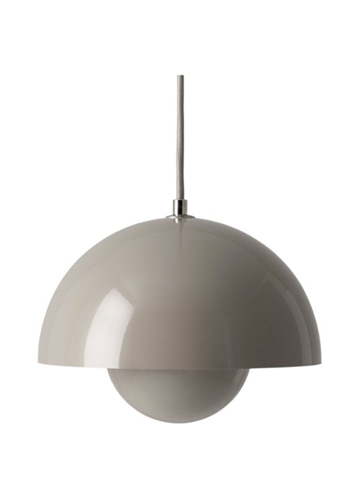&tradition FlowerPot VP1 hanglamp Ø 23 cm - voorkant grijs