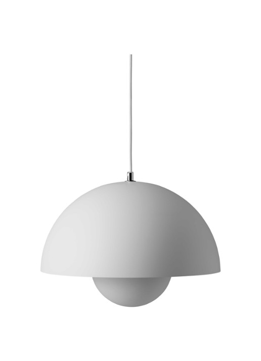 &tradition FlowerPot VP1 hanglamp Ø 23 cm - voorkant grijs