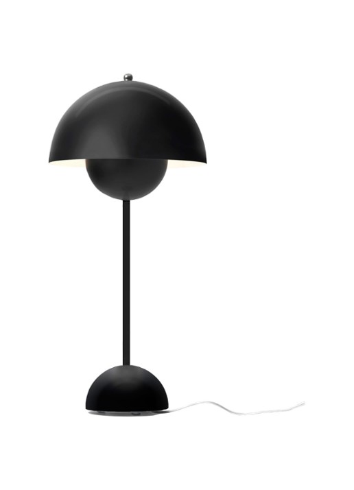&tradition FlowerPot VP3 tafellamp - voorkant zwart
