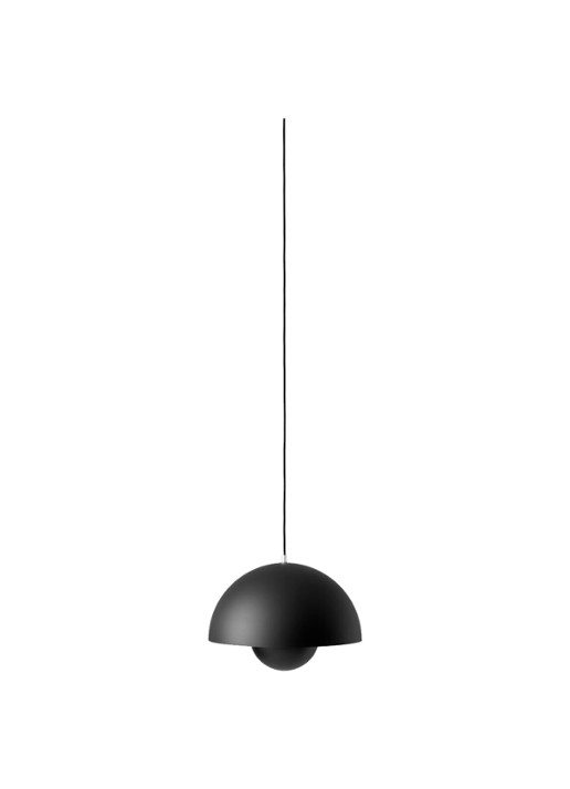 &Tradition Flowerpot VP7 hanglamp Ø37 CM - voorkant zwart