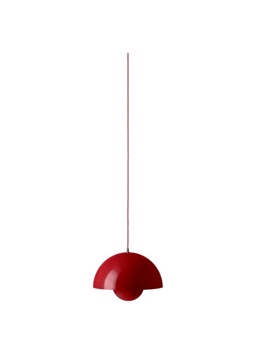 &Tradition Flowerpot VP7 hanglamp Ø37 CM - voorkant rood