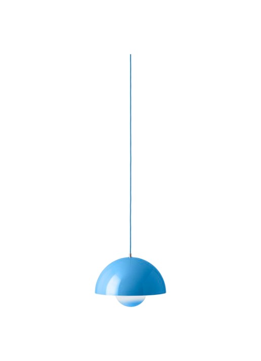 &Tradition Flowerpot VP7 hanglamp Ø37 CM - voorkant lichtblauw