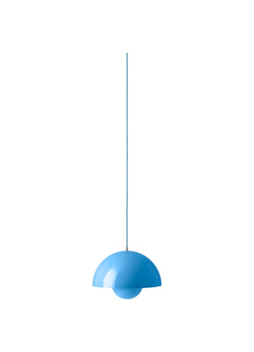&Tradition Flowerpot VP7 hanglamp Ø37 CM - voorkant 2 lichtblauw