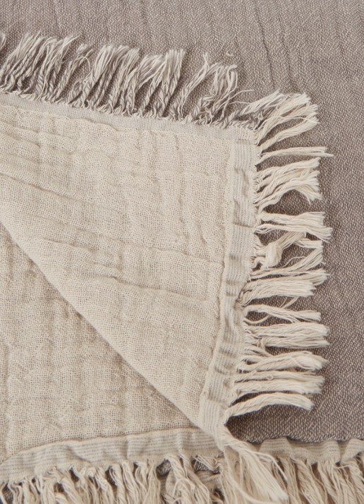 &Tradition Plaid 140 x 200 cm - detail donkerbeige