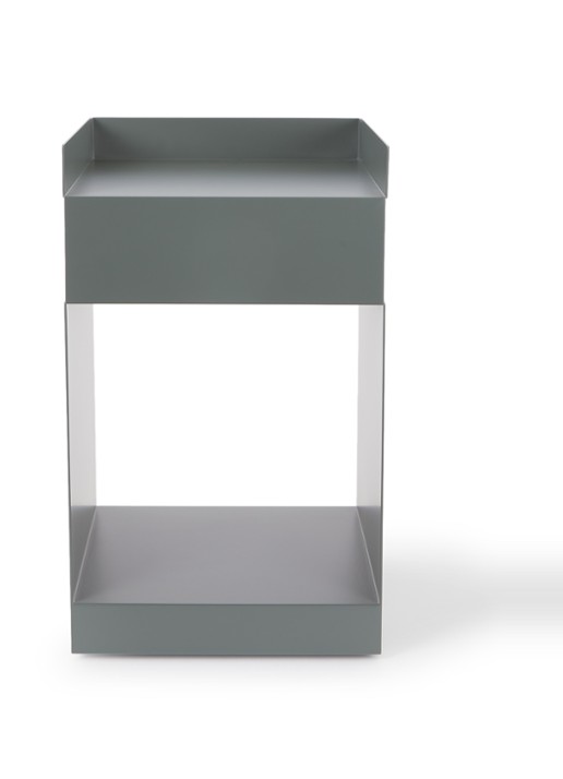 &Tradition Rotate SC73 bijzettafel 35 x 35 cm  - voorkant olijfgroen