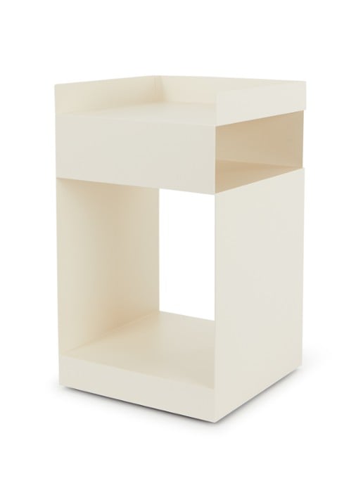&Tradition Rotate SC73 bijzettafel 35 x 35 cm  - voorkant wit