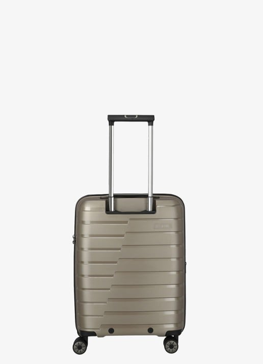 Travelite Air Base S vergrootbare spinner 55 cm - achterkant 3 donkerbeige