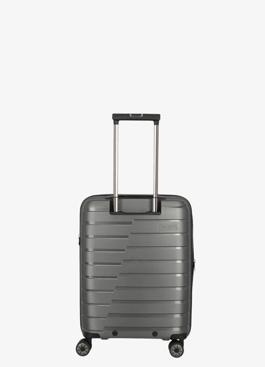 Travelite Air Base S vergrootbare spinner 55 cm - achterkant donkergrijs
