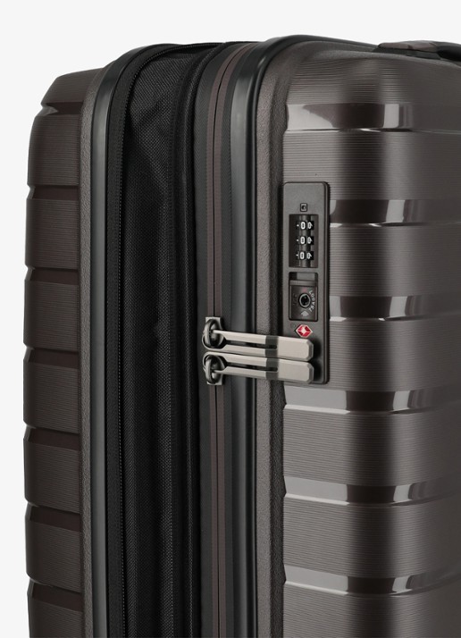 Travelite Air Base S vergrootbare spinner 55 cm - detail 3 bruin