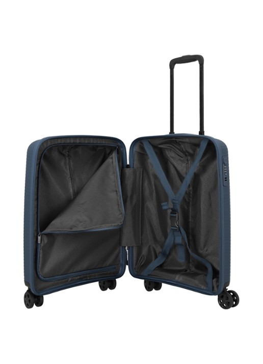 Travelite Air Stripe spinner 55 cm - detail 2 donkerblauw
