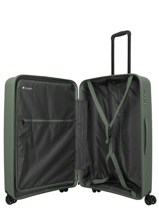 Travelite Air Stripe spinner 77 cm - detail 3 groen