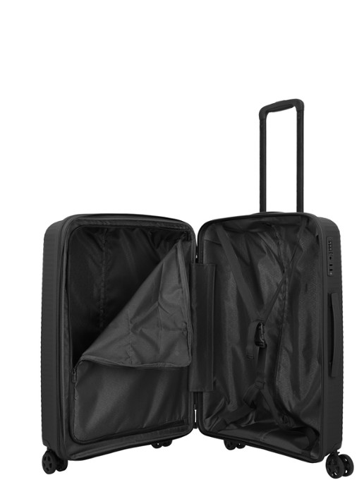Travelite Air Stripe vergrootbare spinner 66 cm - detail 4 zwart